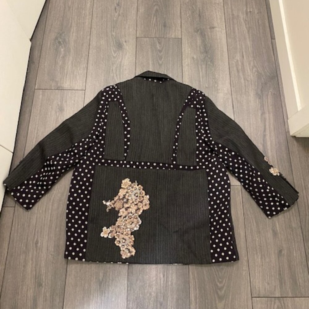 Antonio Marras Patchwork Embellished Wool Blend B… - image 7